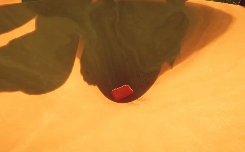 An antlion pit