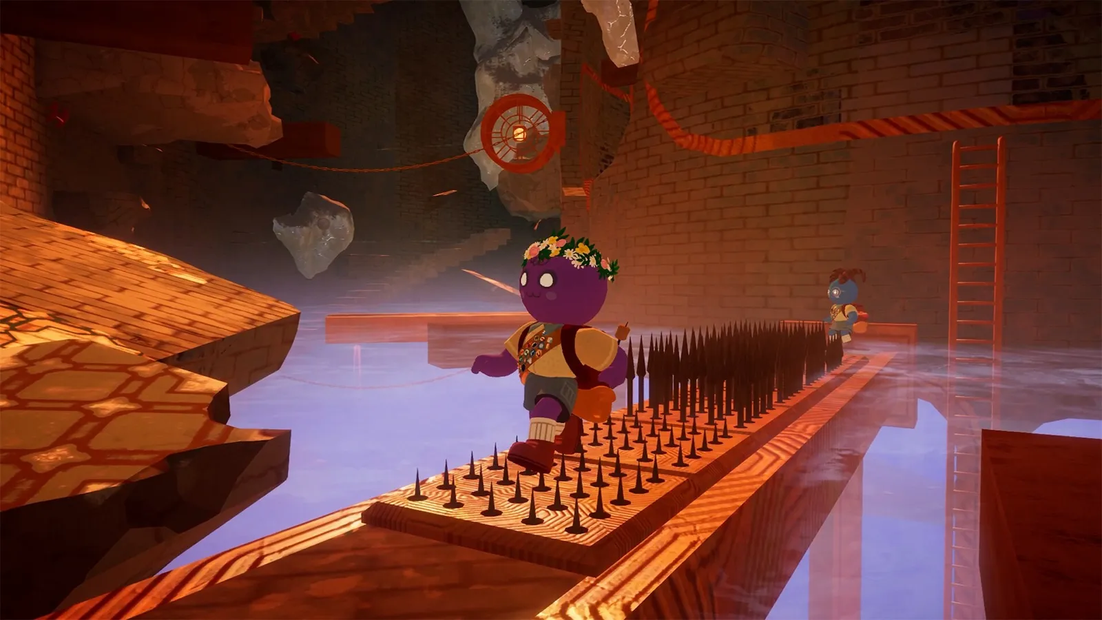 Spike traps and a buzzsaw inside the Citadel