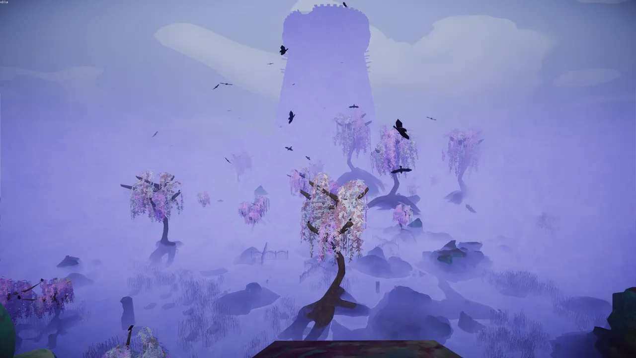 The Gloom under purple fog